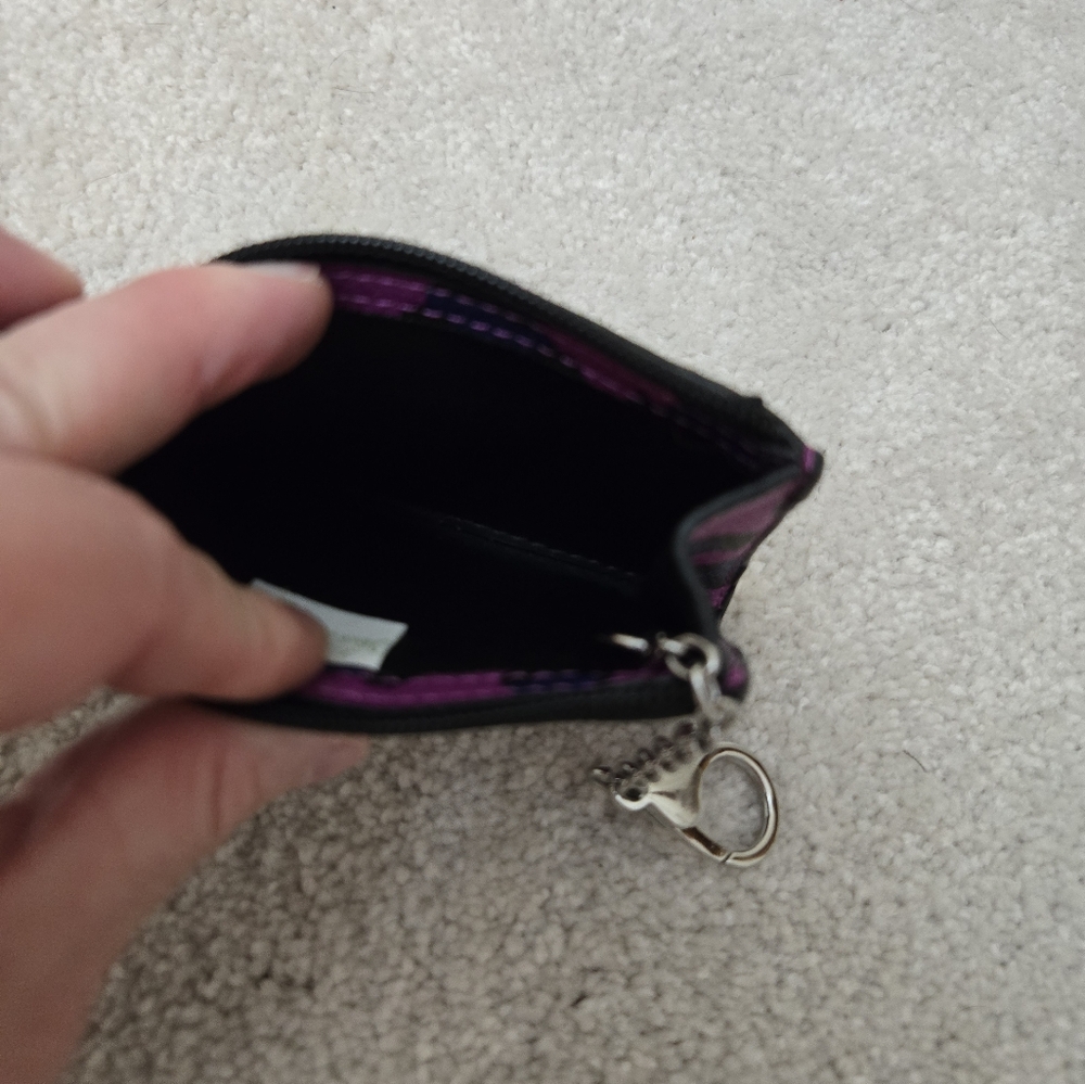 NEW Vera Bradley Lilac Leopard Coin Purse and Card Holder 2021 Retired Pattern - Picture 8 of 8
